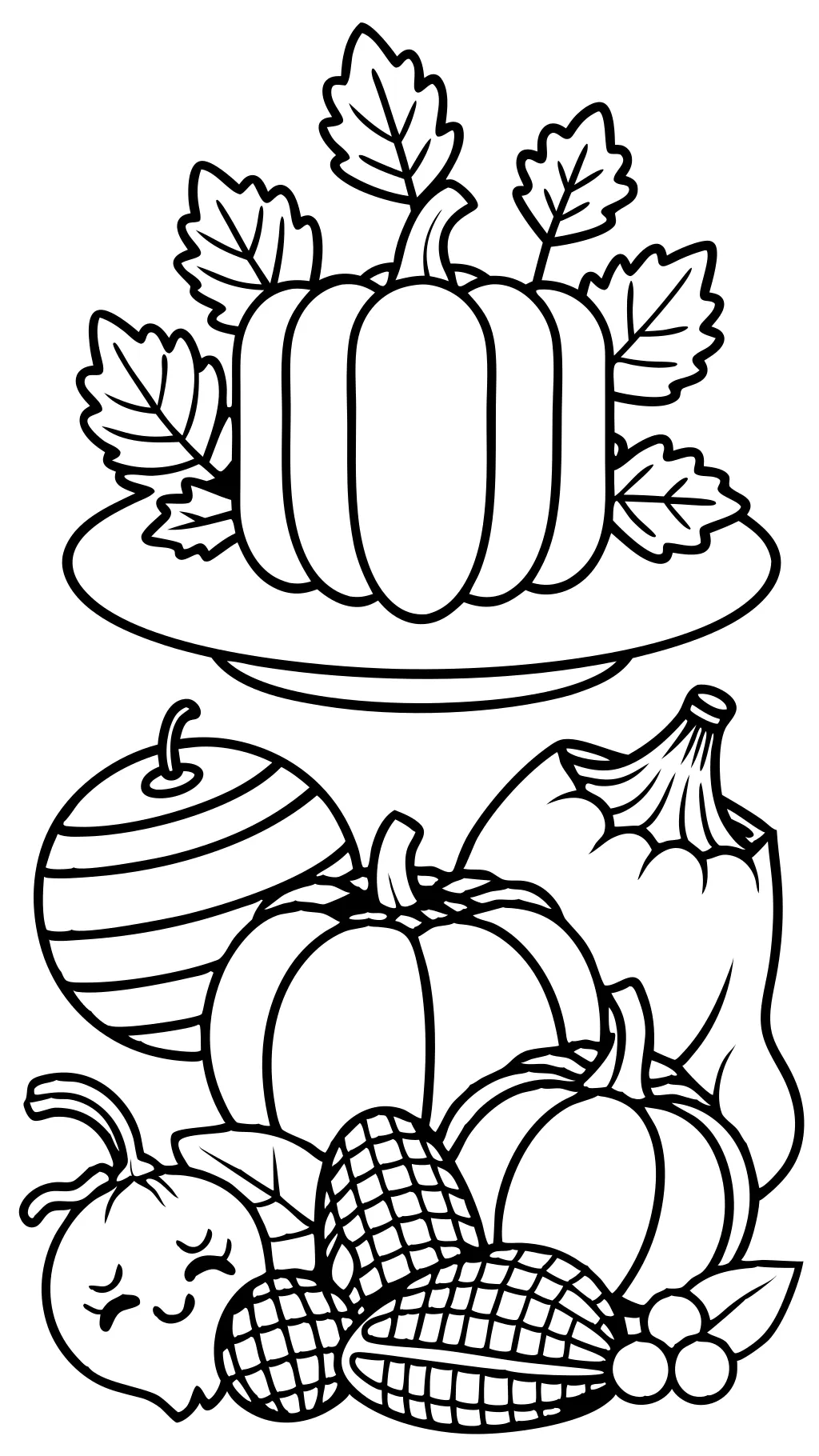 thanksgiving coloring pages